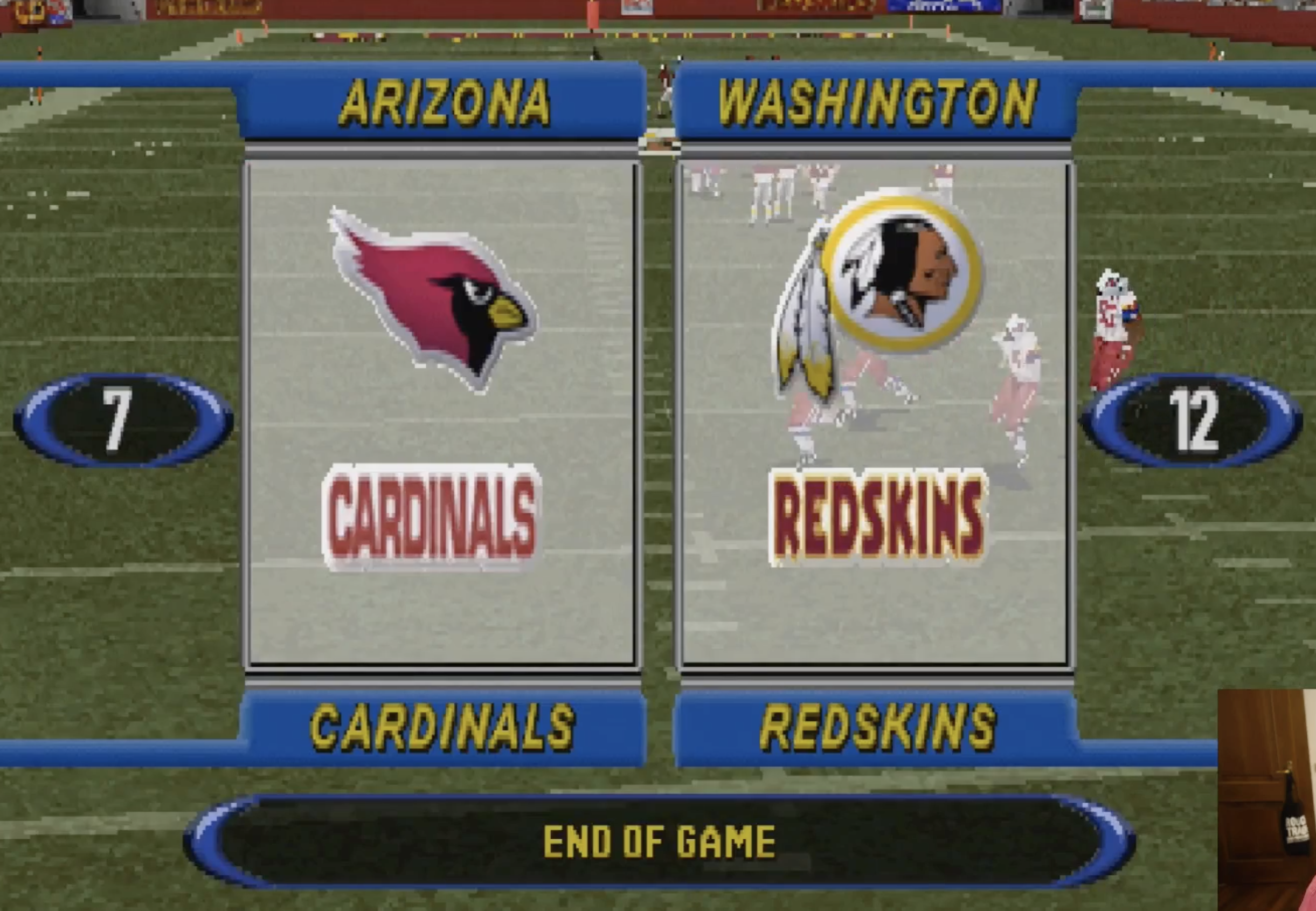 Redskins Survive Cardinals, 12–7, to Clinch Playoff Berth