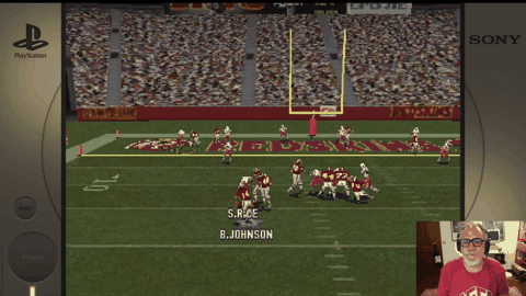 Sure, the image shows the following text: - "S. RICE" - "B. JOHNSON"
